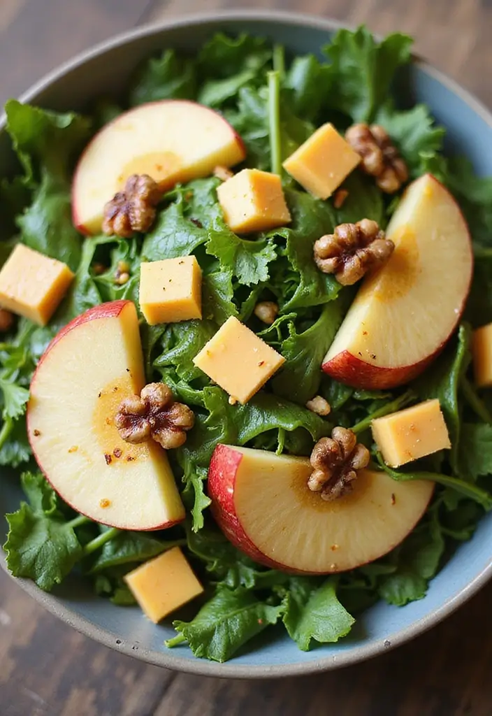 25+ Arugula Salad Recipes That Are Light and Peppery - 15. Arugula Salad with Apples and Cheddar