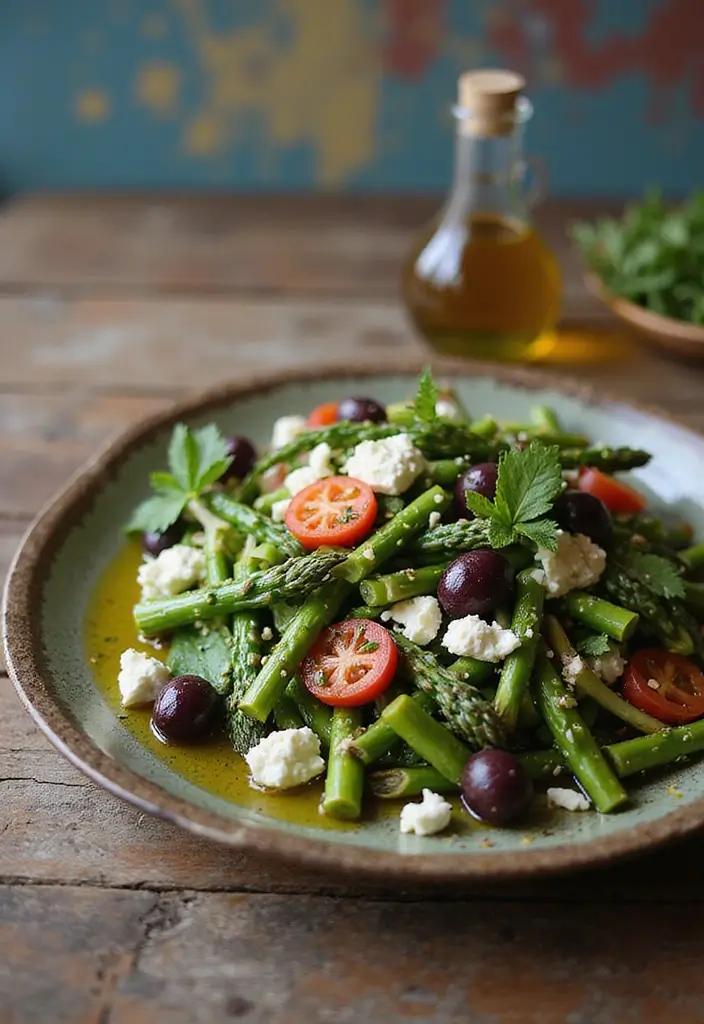 25+ Asparagus Salad Recipes Perfect for Spring - 25. Mediterranean Asparagus Salad