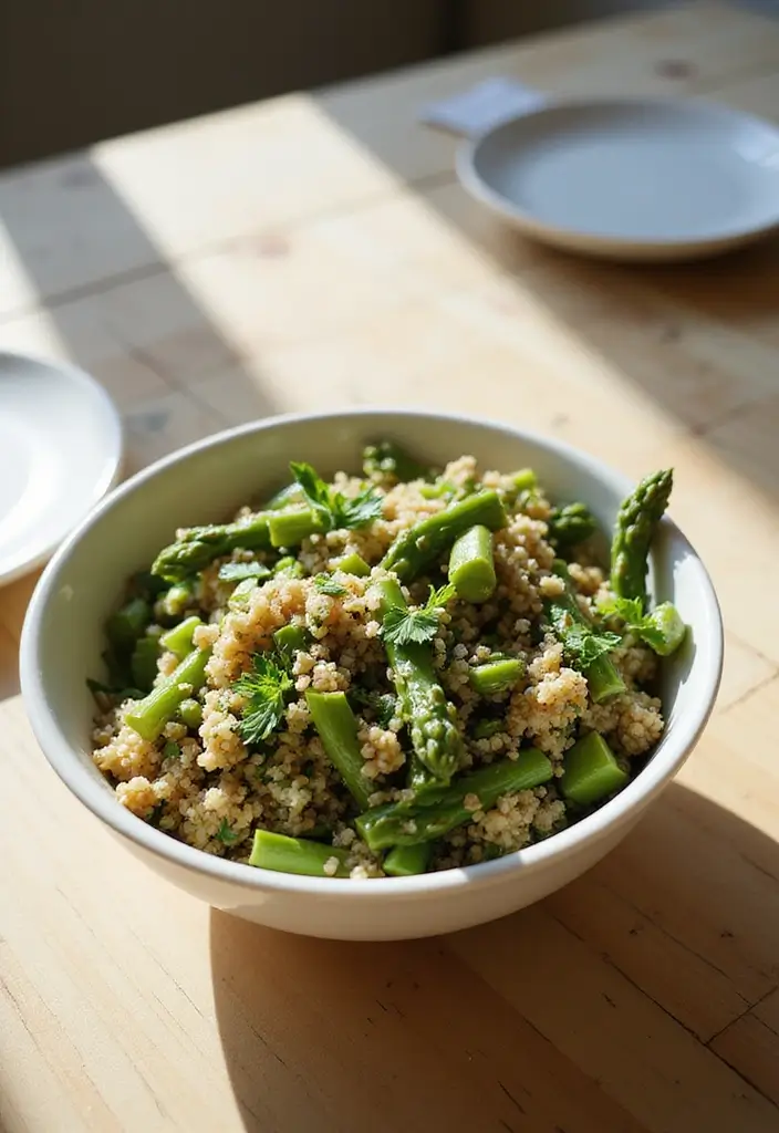 25+ Asparagus Salad Recipes Perfect for Spring - 4. Asparagus and Quinoa Salad
