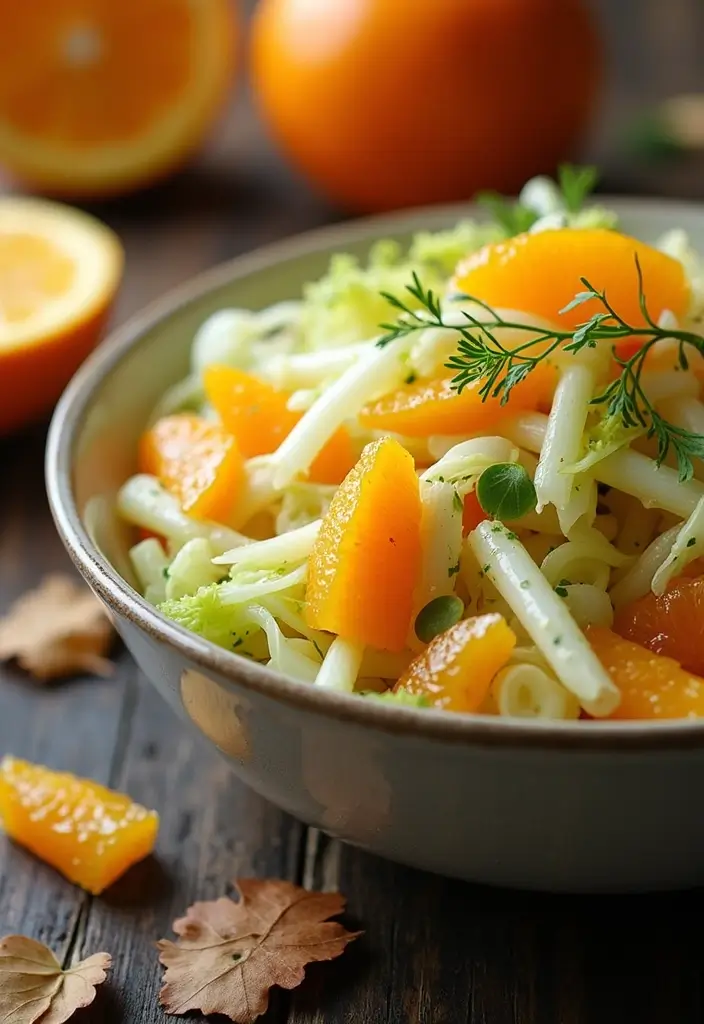 25+ Autumn Salad Recipes for Cozy Seasonal Flavors - 17. Fennel and Orange Salad