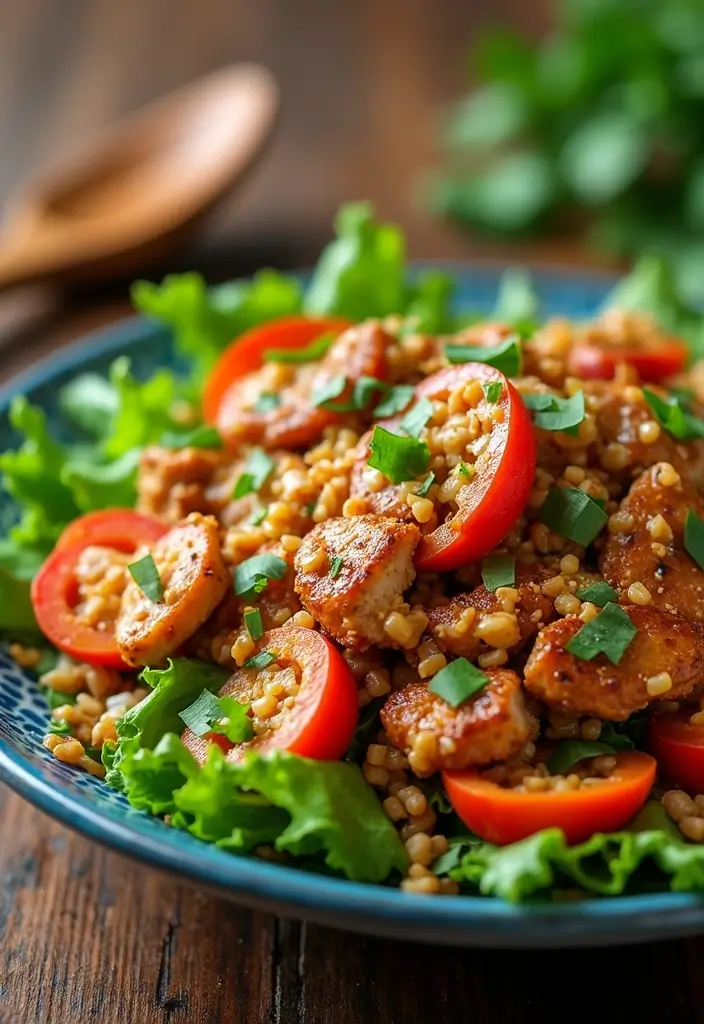 25+ Autumn Salad Recipes for Cozy Seasonal Flavors - 21. Thai Peanut Chicken Salad