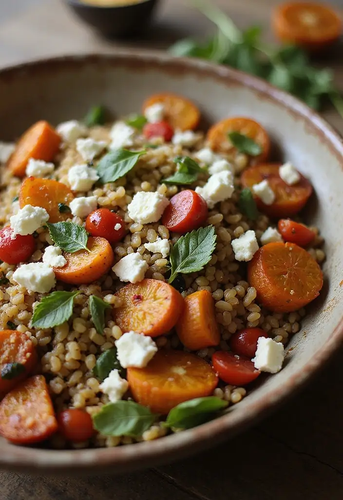 25+ Autumn Salad Recipes for Cozy Seasonal Flavors - 6. Harvest Grain Bowl Salad