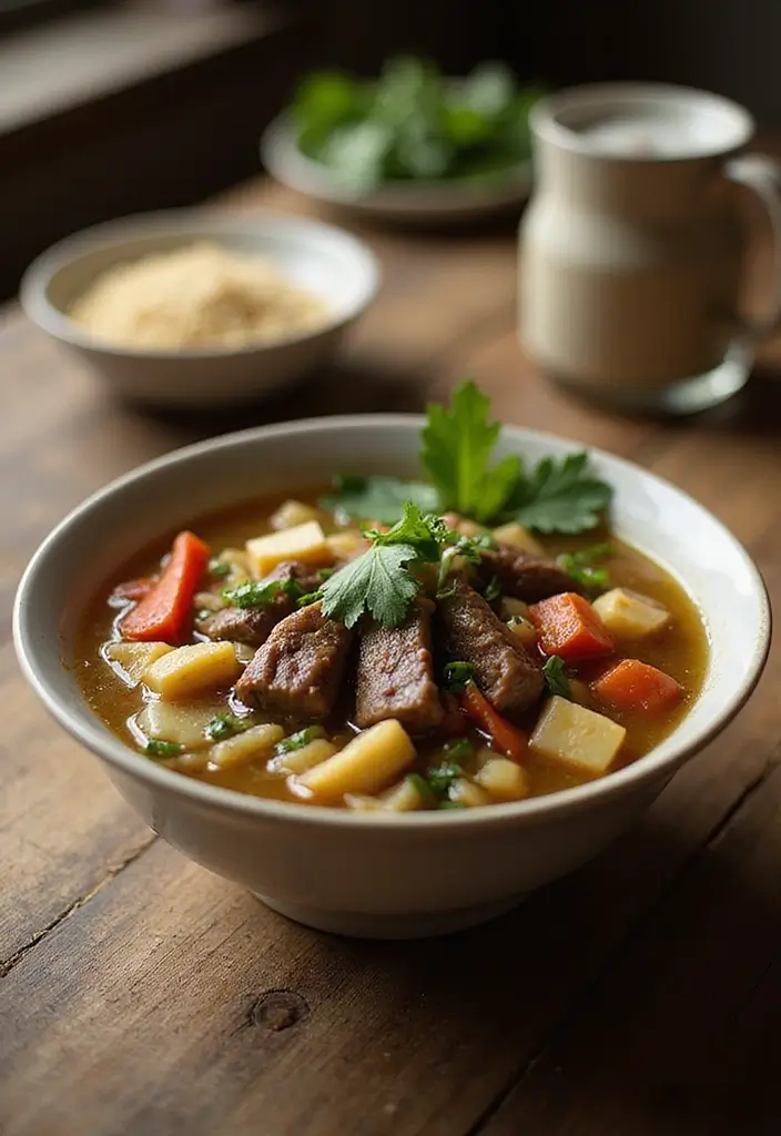 25+ Beef Bone Broth Soup Recipes for Deep Nutrition - 10. Miso Beef Bone Broth Soup