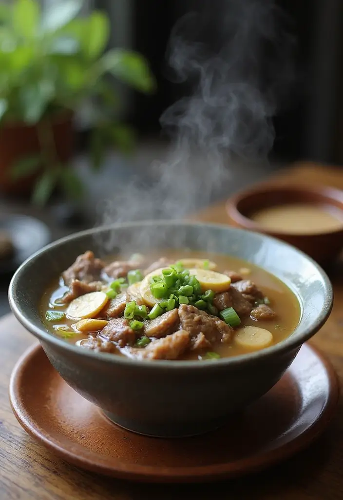 25+ Beef Bone Broth Soup Recipes for Deep Nutrition - 4. Asian Ginger Beef Bone Broth Soup