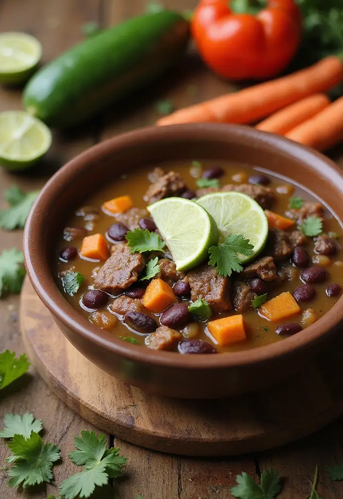 25+ Beef Broth Soup Recipes for Deep Savory Flavor 93 25+ Beef Broth Soup Recipes for Deep Savory Flavor - 15. Beef and Black Bean Soup