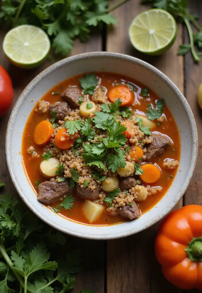 25+ Beef Broth Soup Recipes for Deep Savory Flavor 100 25+ Beef Broth Soup Recipes for Deep Savory Flavor - 16. Beef and Quinoa Soup