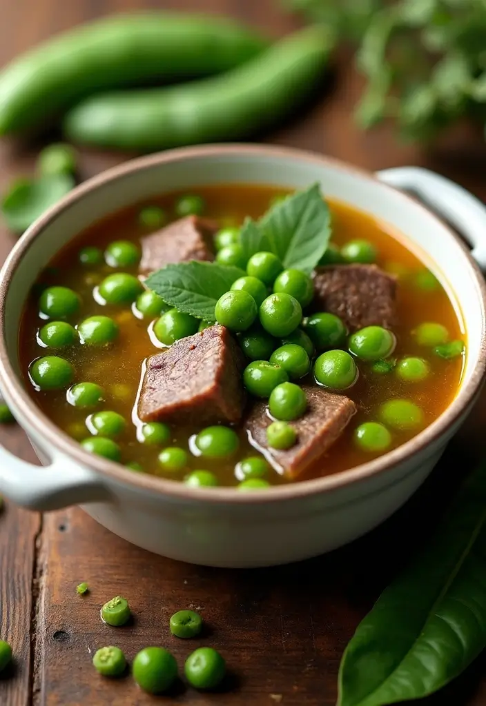 25+ Beef Broth Soup Recipes for Deep Savory Flavor 122 25+ Beef Broth Soup Recipes for Deep Savory Flavor - 20. Beef and Pea Soup