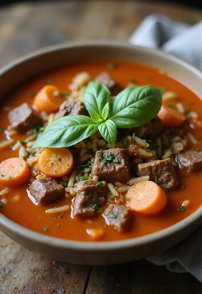 25+ Beef Broth Soup Recipes for Deep Savory Flavor 20 25+ Beef Broth Soup Recipes for Deep Savory Flavor - 4. Italian Beef Soup with Orzo