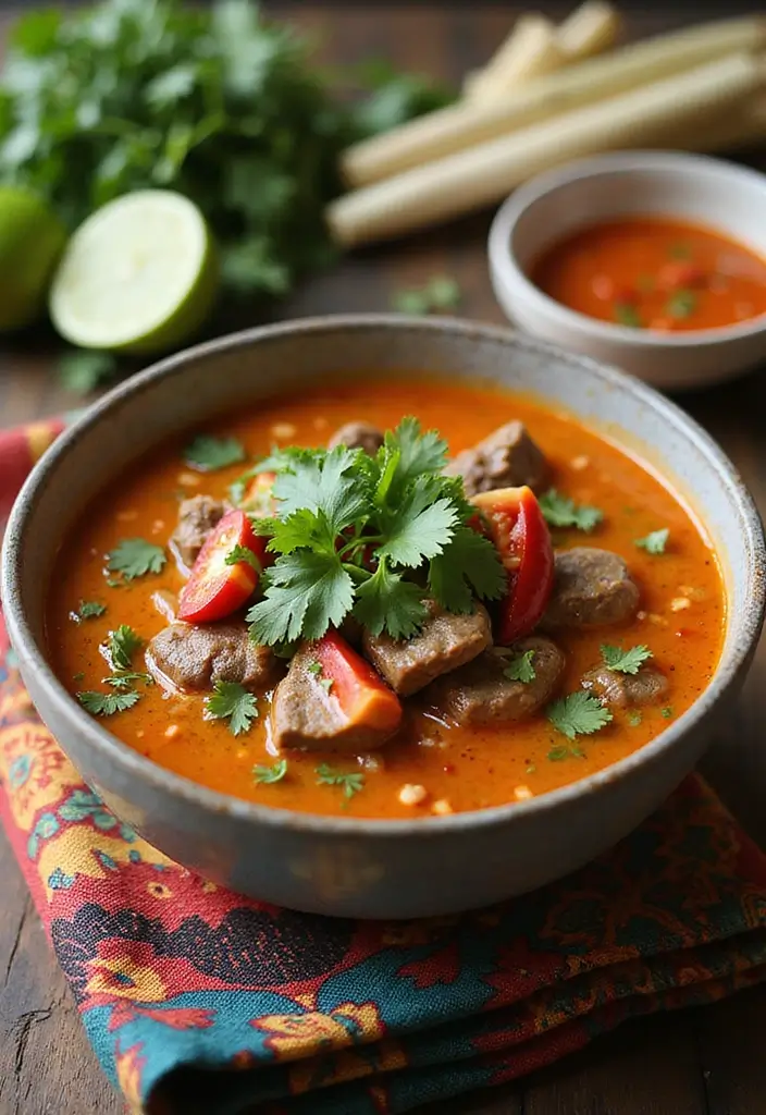 25+ Beef Broth Soup Recipes for Deep Savory Flavor 27 25+ Beef Broth Soup Recipes for Deep Savory Flavor - 5. Thai Beef Coconut Soup