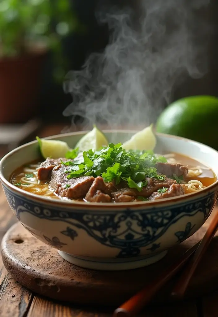 25+ Beef Broth Soup Recipes for Deep Savory Flavor 41 25+ Beef Broth Soup Recipes for Deep Savory Flavor - 7. Beef Pho with Fresh Herbs