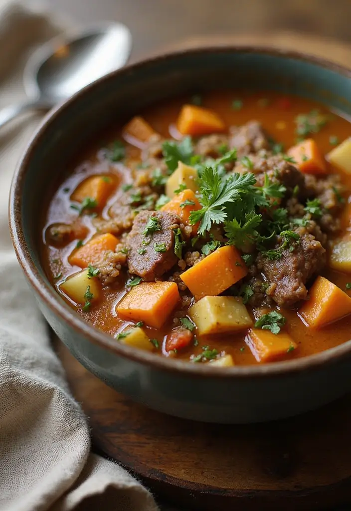 25+ Beef Soup Recipes That Are Rich and Satisfying - 15. Beef and Quinoa Soup