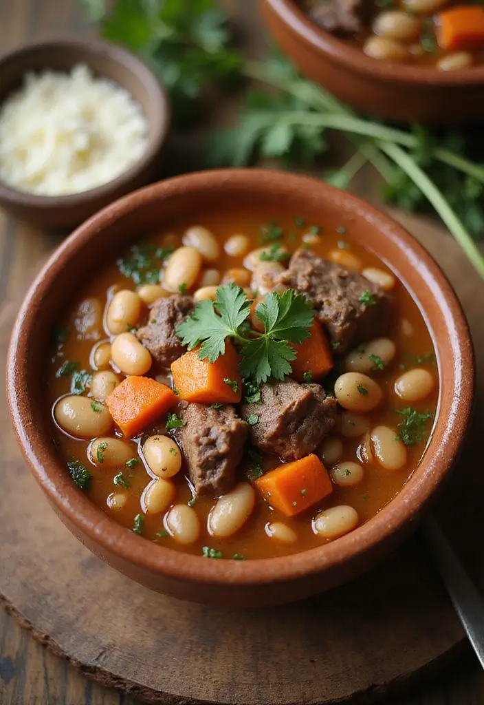 25+ Beef Soup Recipes That Are Rich and Satisfying - 18. Beef and Bean Soup