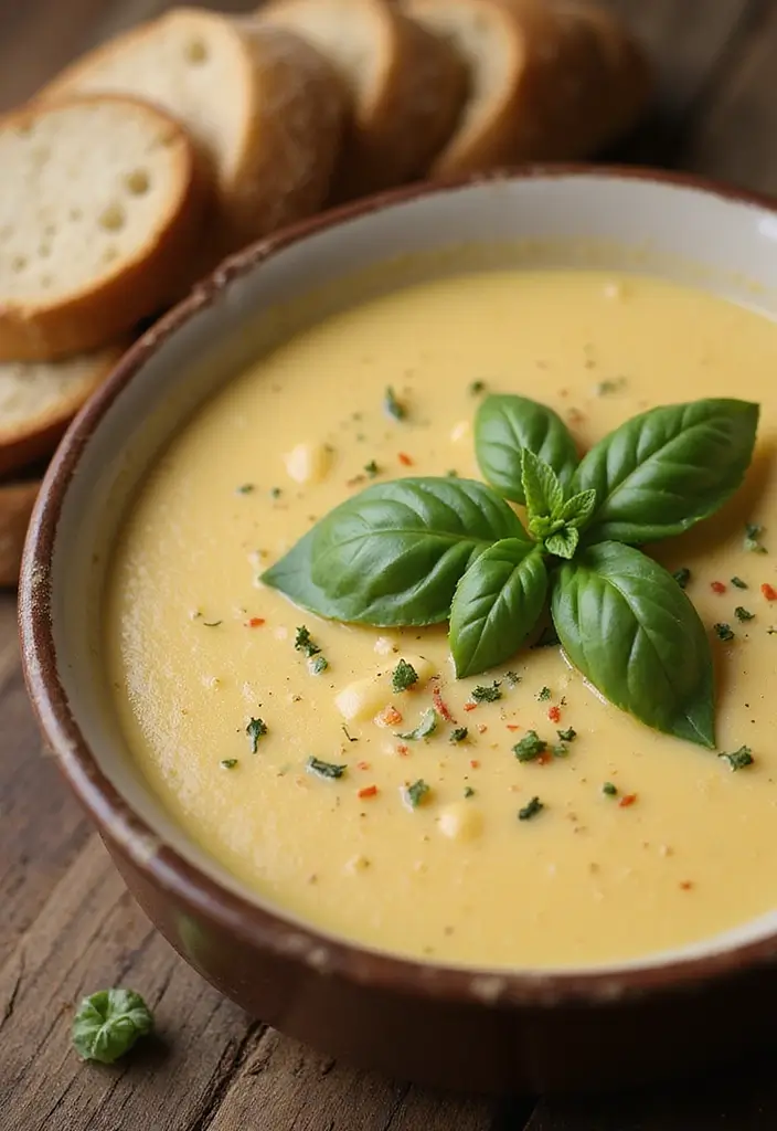 25+ Beer Cheese Soup Recipes for Game Day Comfort - 13. Italian Herb Beer Cheese Soup