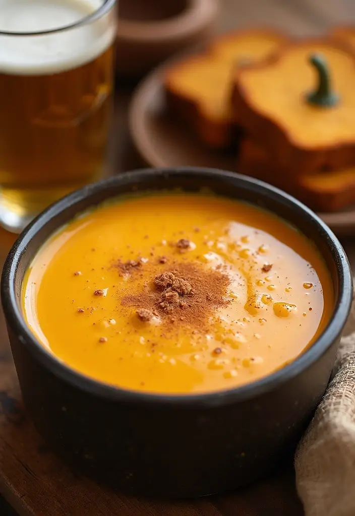 25+ Beer Cheese Soup Recipes for Game Day Comfort - 15. Pumpkin Beer Cheese Soup