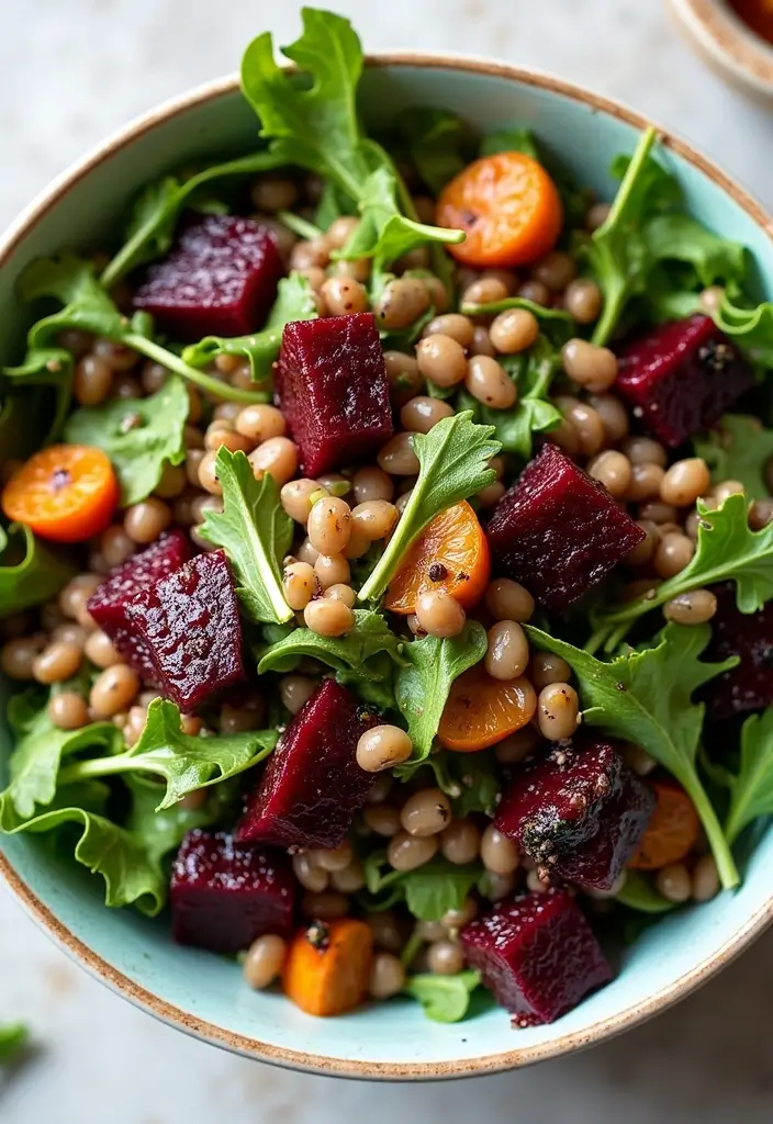 25+ Beet Salad Recipes That Are Vibrant and Delicious - 11. Beet and Lentil Salad