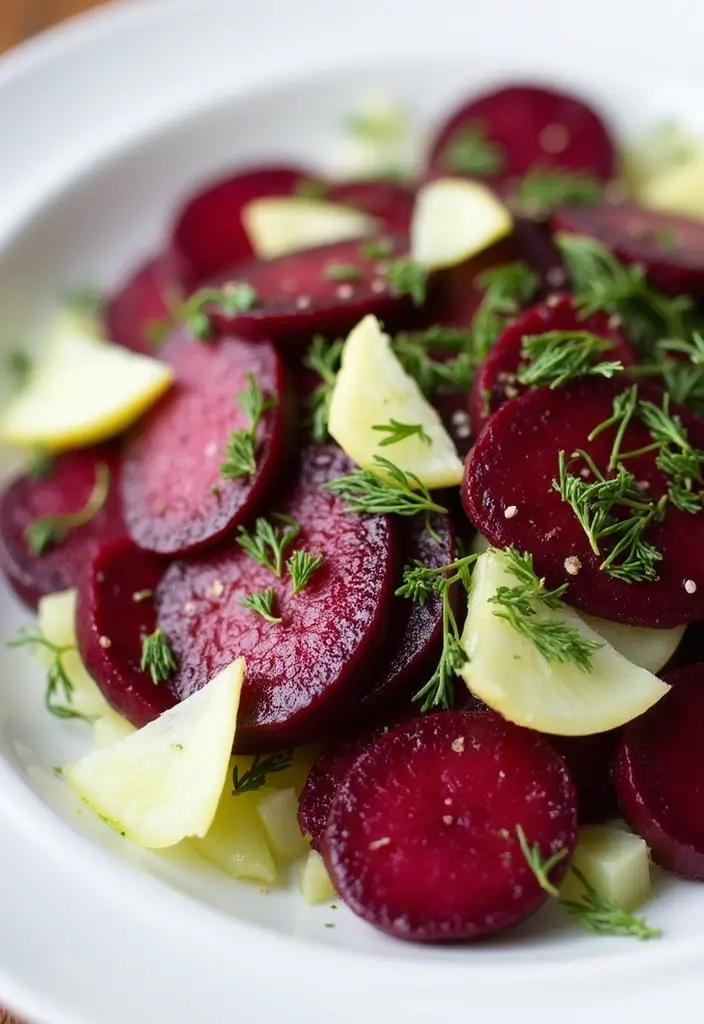 25+ Beet Salad Recipes That Are Vibrant and Delicious - 18. Beetroot and Fennel Salad
