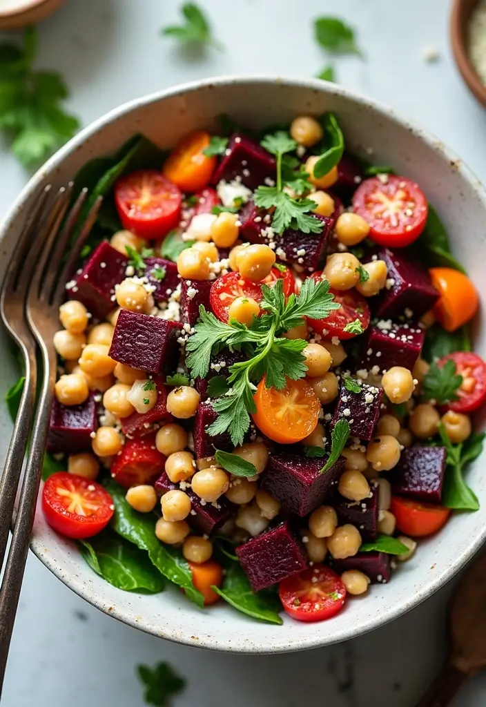 25+ Beet Salad Recipes That Are Vibrant and Delicious - 2. Mediterranean Roasted Beet Salad