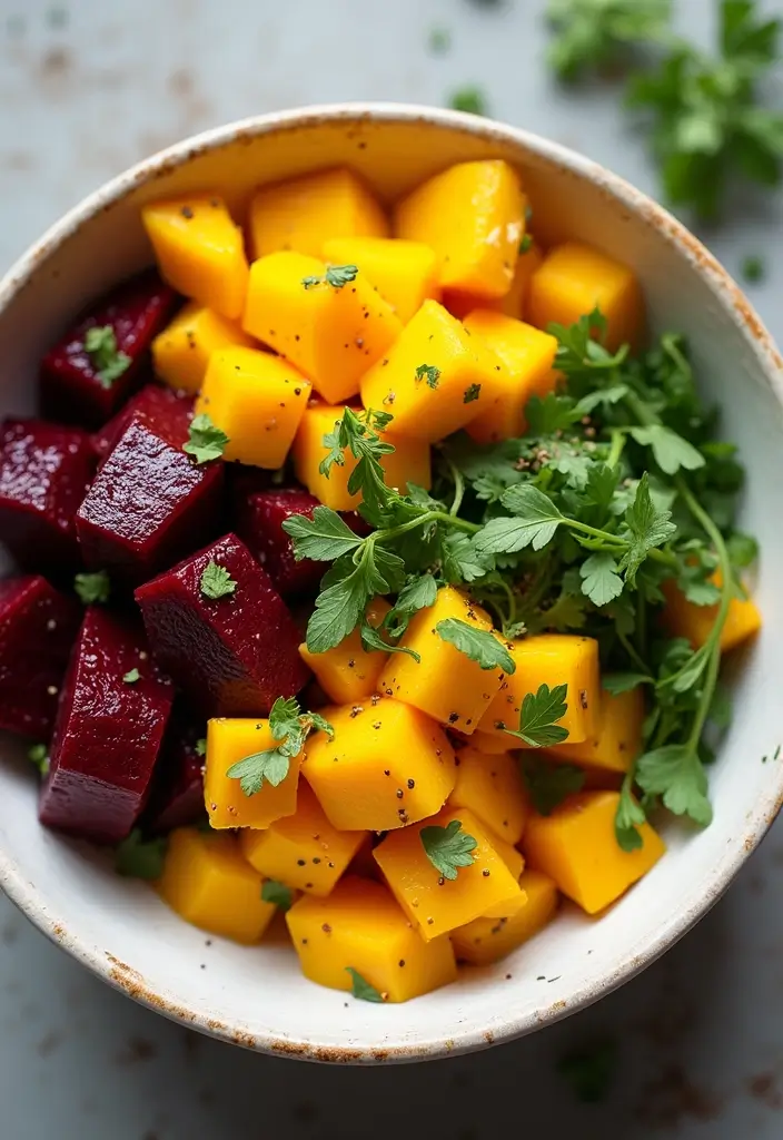 25+ Beet Salad Recipes That Are Vibrant and Delicious - 5. Spicy Beet and Mango Salad