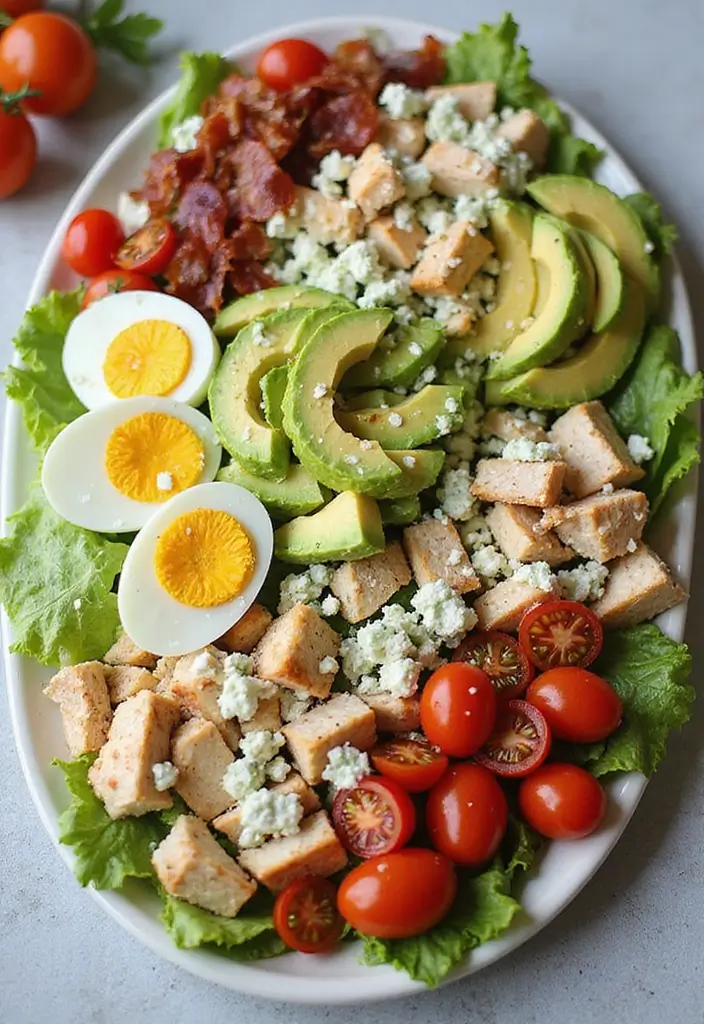 25+ Big Salad Recipes That Make a Full Meal - 16. Cobb Salad