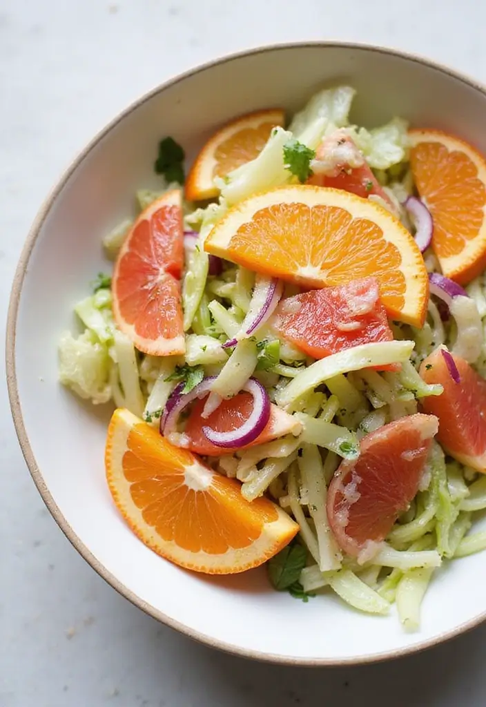 25+ Big Salad Recipes That Make a Full Meal - 24. Fennel & Citrus Salad