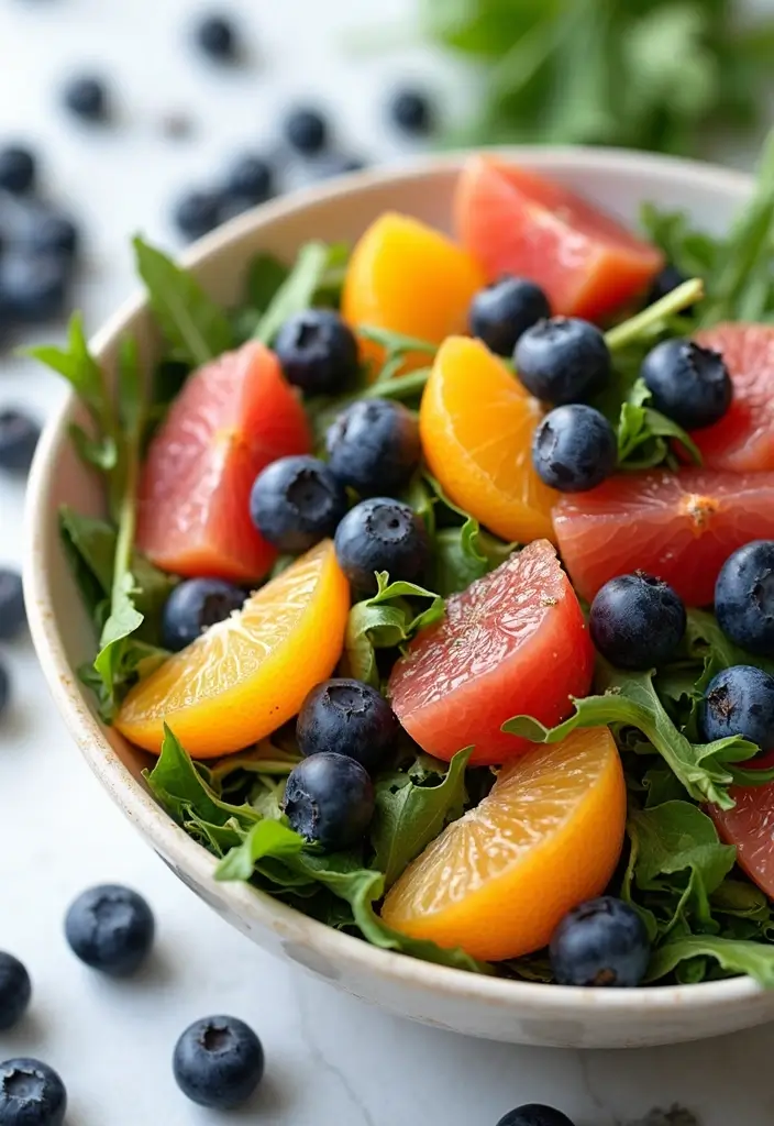 25+ Blueberry Salad Recipes That Are Sweet and Refreshing - 12. Blueberry Citrus Salad