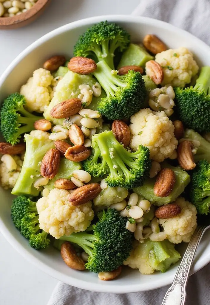 25+ Broccoli Cauliflower Salad Recipes for Crunchy Comfort - 8. Broccoli Cauliflower Crunch Salad