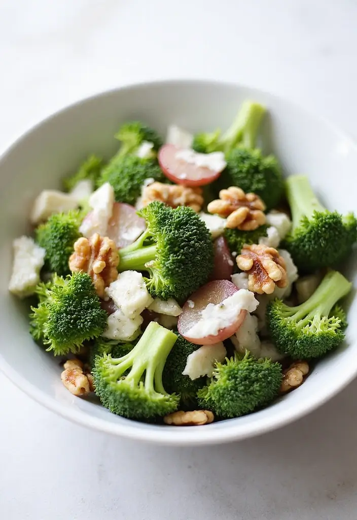 25+ Broccoli Salad Recipes That Everyone Will Love - 10. Greek Yogurt Broccoli Salad