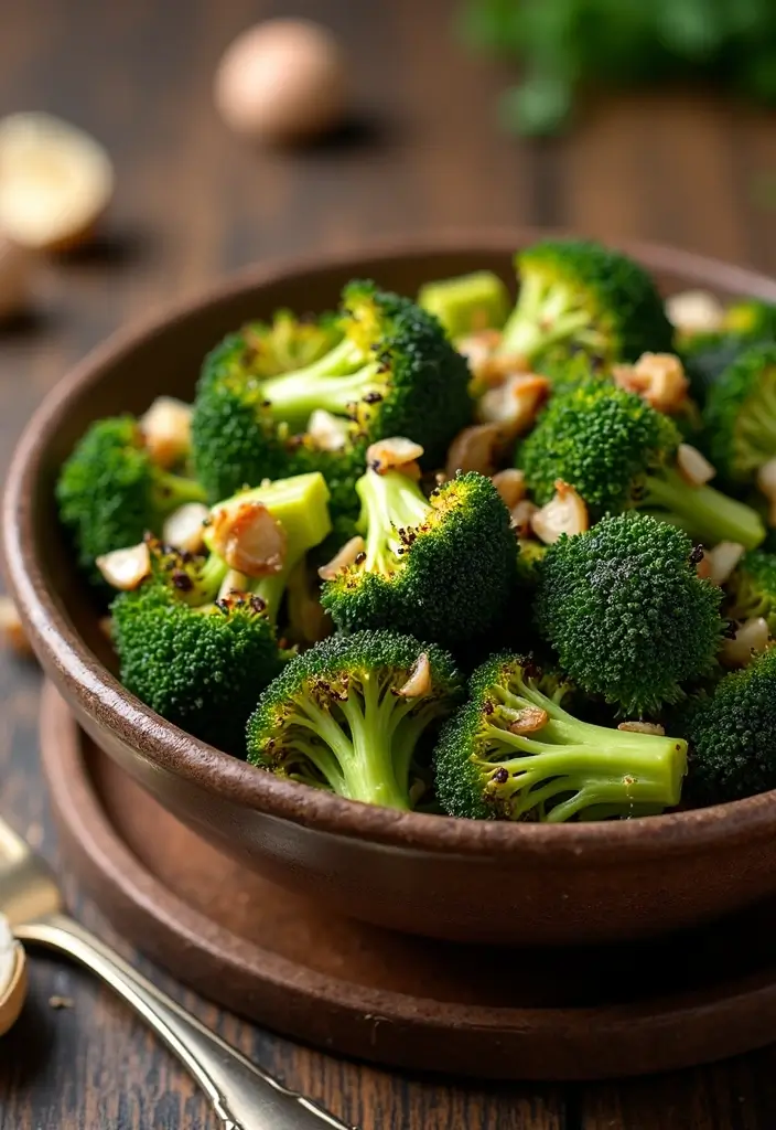 25+ Broccoli Salad Recipes That Everyone Will Love - 17. Roasted Broccoli Salad with Garlic