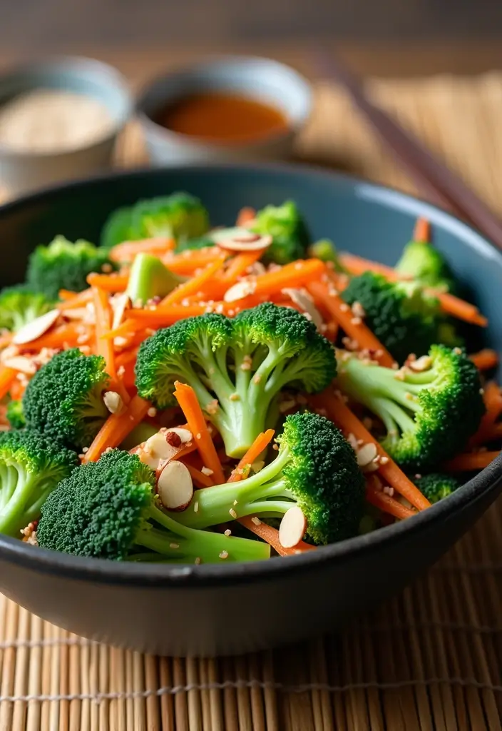 25+ Broccoli Salad Recipes That Everyone Will Love - 3. Asian-Inspired Broccoli Salad