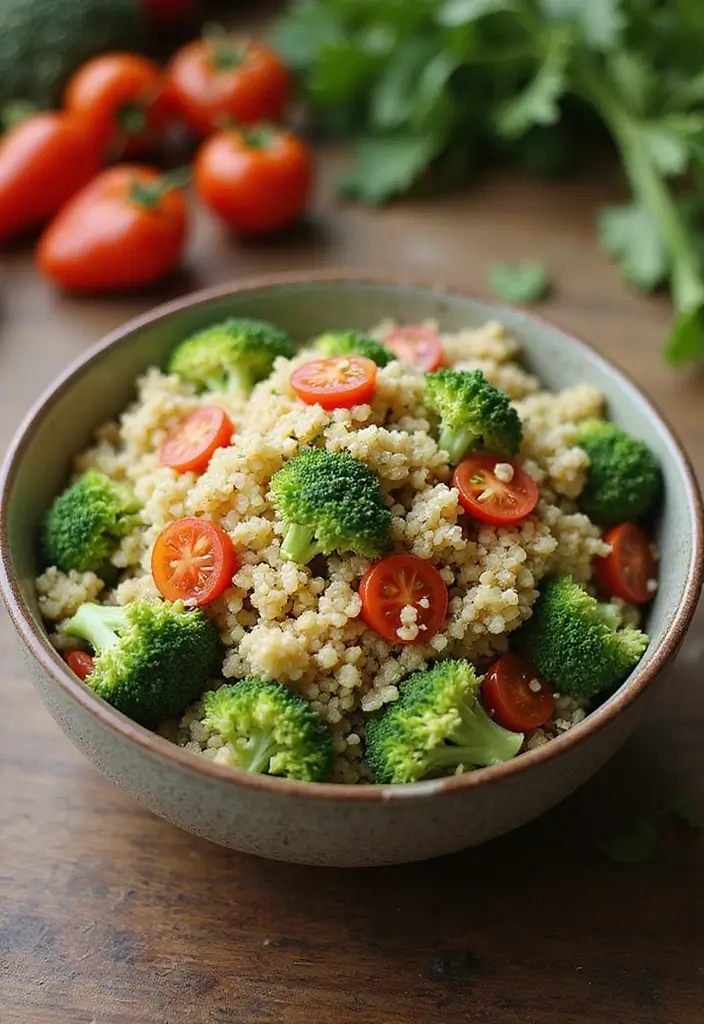 25+ Broccoli Salad Recipes That Everyone Will Love - 6. Quinoa and Broccoli Salad