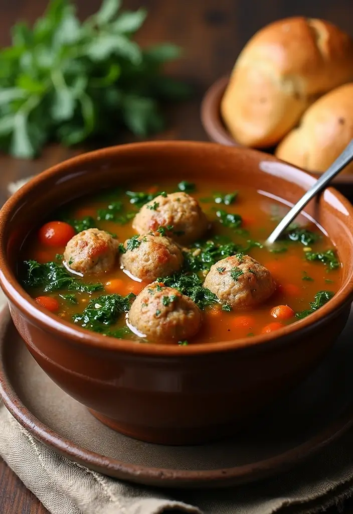 25+ Broth Soup Recipes That Are Simple and Soothing - 10. Italian Wedding Soup