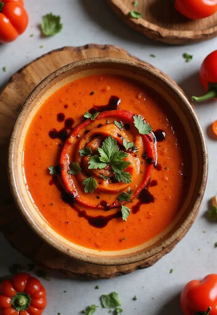 25+ Broth Soup Recipes That Are Simple and Soothing - 21. Roasted Red Pepper and Tomato Soup