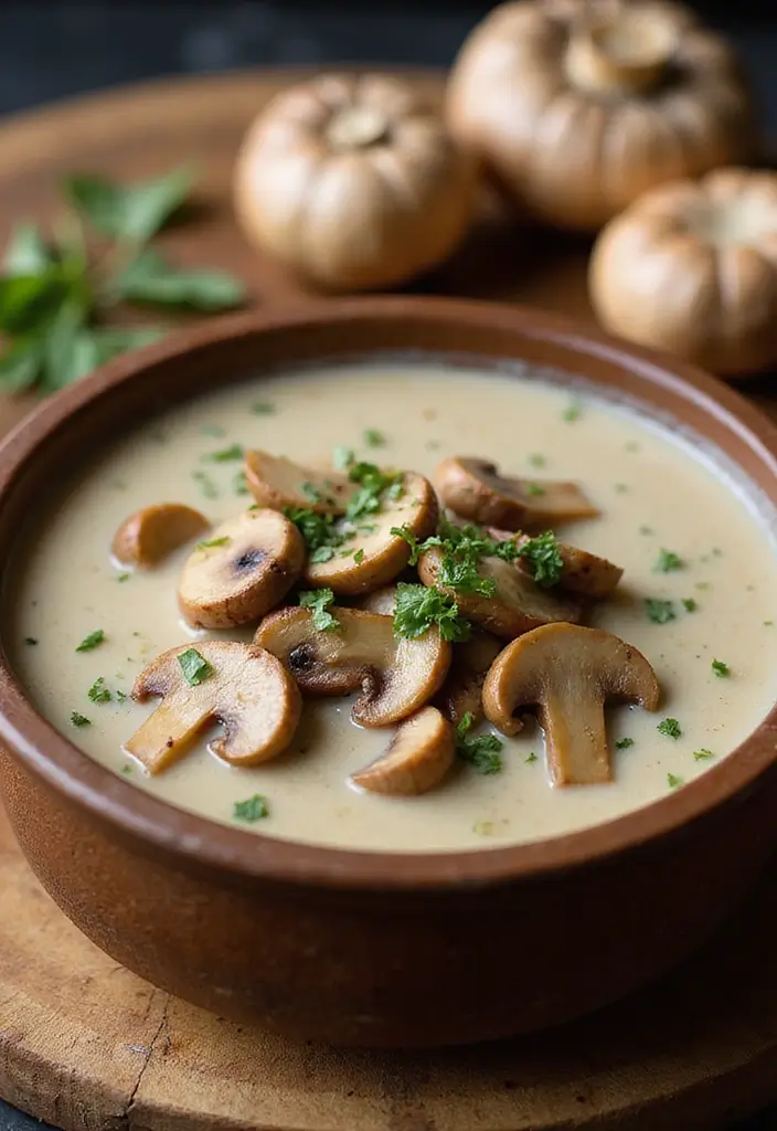 25+ Broth Soup Recipes That Are Simple and Soothing - 3. Creamy Mushroom Broth