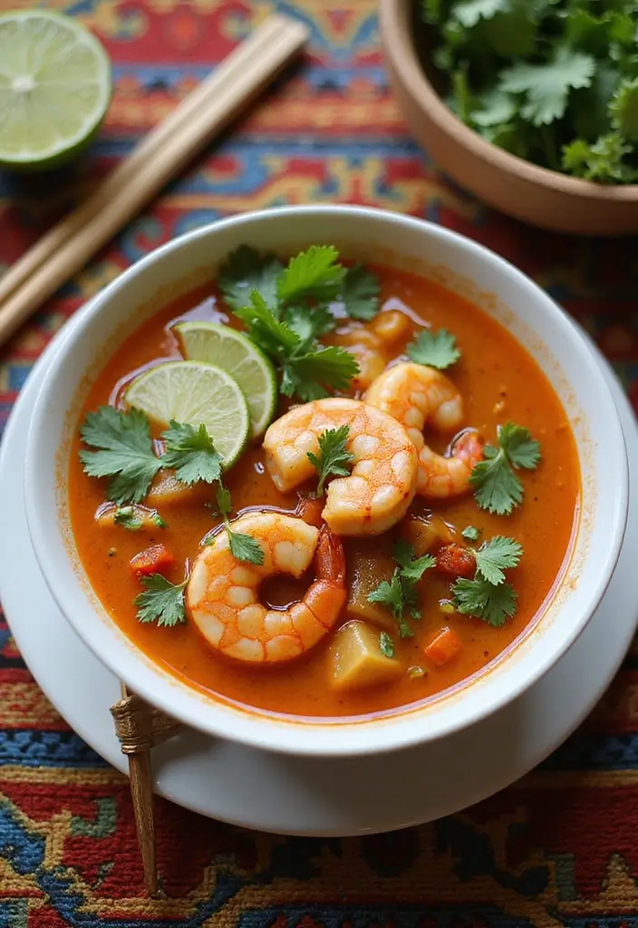 25+ Broth Soup Recipes That Are Simple and Soothing - 4. Spicy Tom Yum Soup