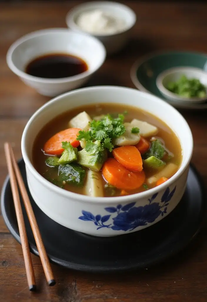 25+ Broth Soup Recipes That Are Simple and Soothing - 5. Vegetable Miso Broth
