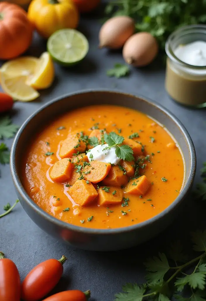 25+ Broth Soup Recipes That Are Simple and Soothing - 8. Sweet Potato and Coconut Broth