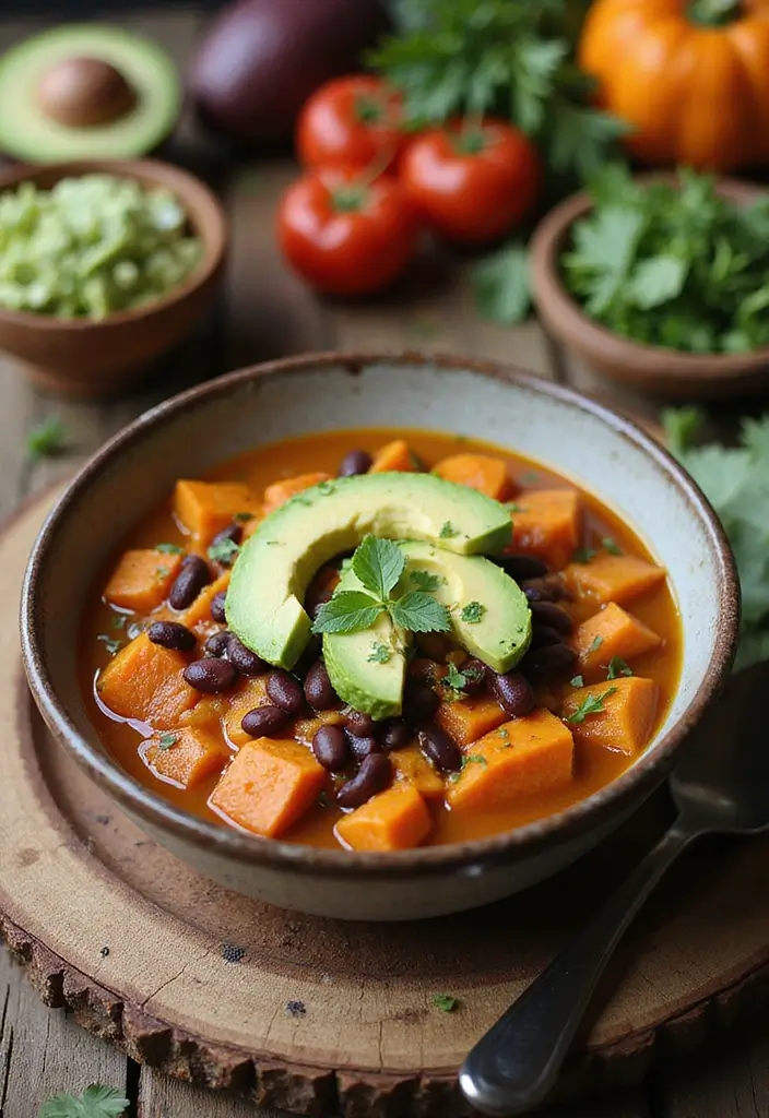 25+ Busy Day Soup Recipes for Quick Easy Dinners - 14. Sweet Potato and Black Bean Soup
