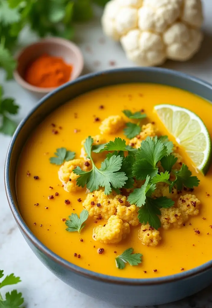 25+ Busy Day Soup Recipes for Quick Easy Dinners - 18. Curried Cauliflower Soup