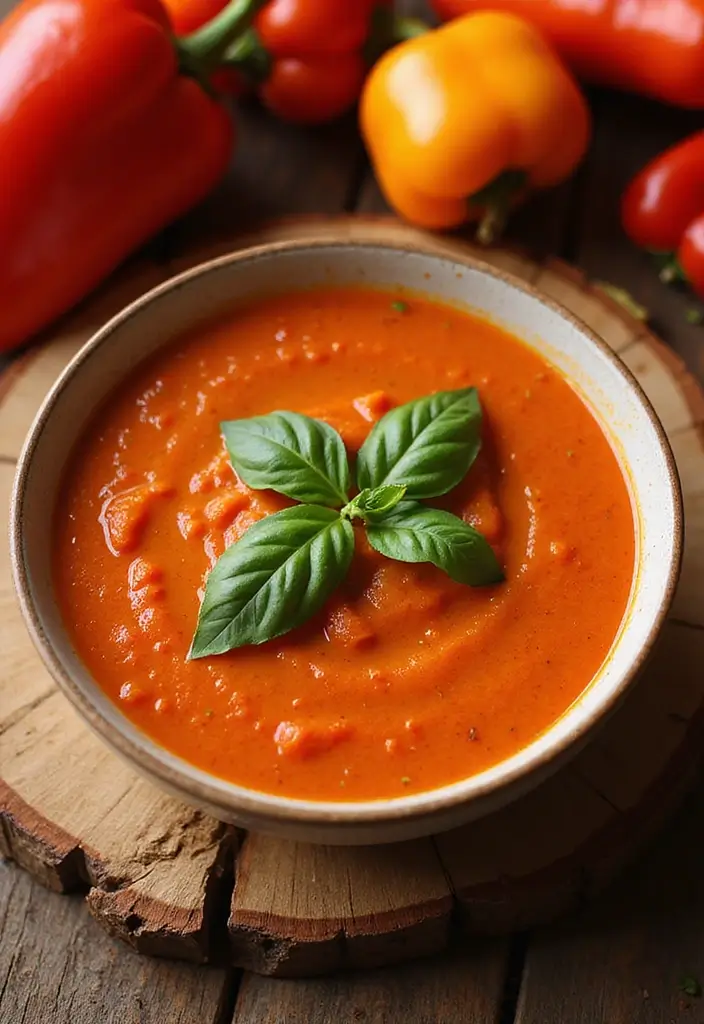 25+ Busy Day Soup Recipes for Quick Easy Dinners - 21. Roasted Red Pepper Soup