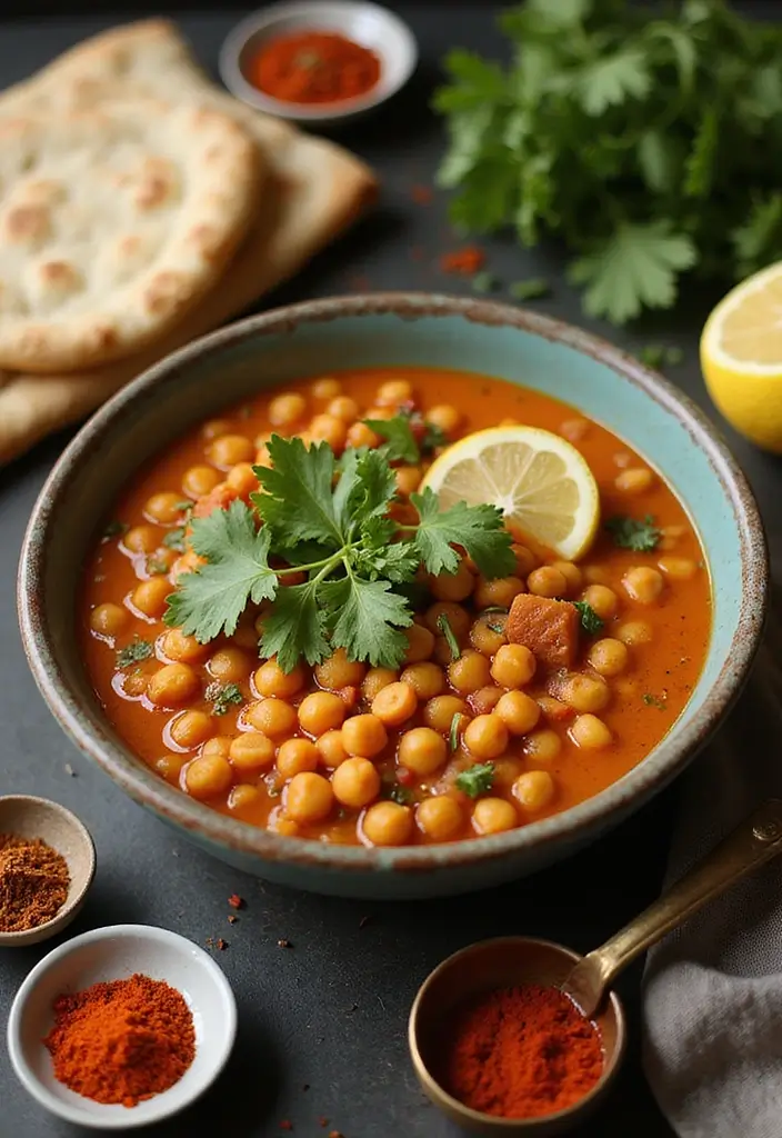 25+ Busy Day Soup Recipes for Quick Easy Dinners - 9. Moroccan Chickpea Soup