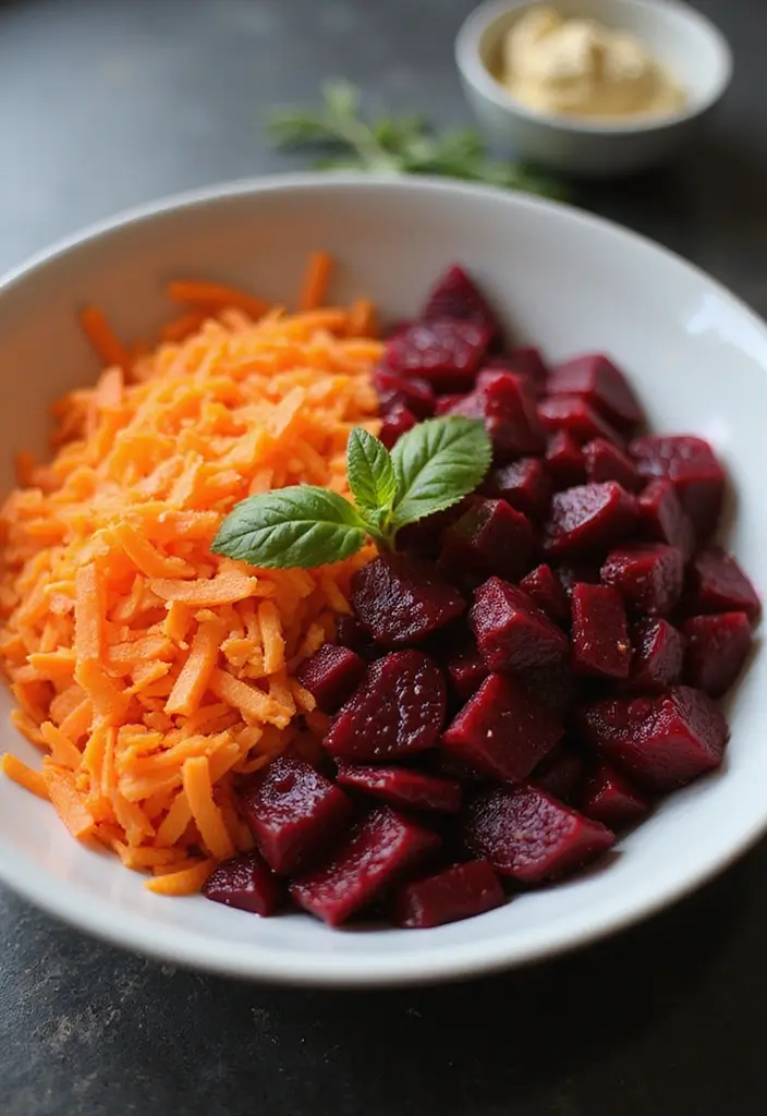 25+ Carrot Salad Recipes That Are Fresh and Crunchy - 10. Carrot and Beetroot Salad