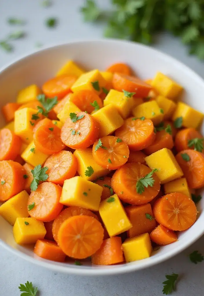 25+ Carrot Salad Recipes That Are Fresh and Crunchy - 12. Tangy Carrot and Mango Salad