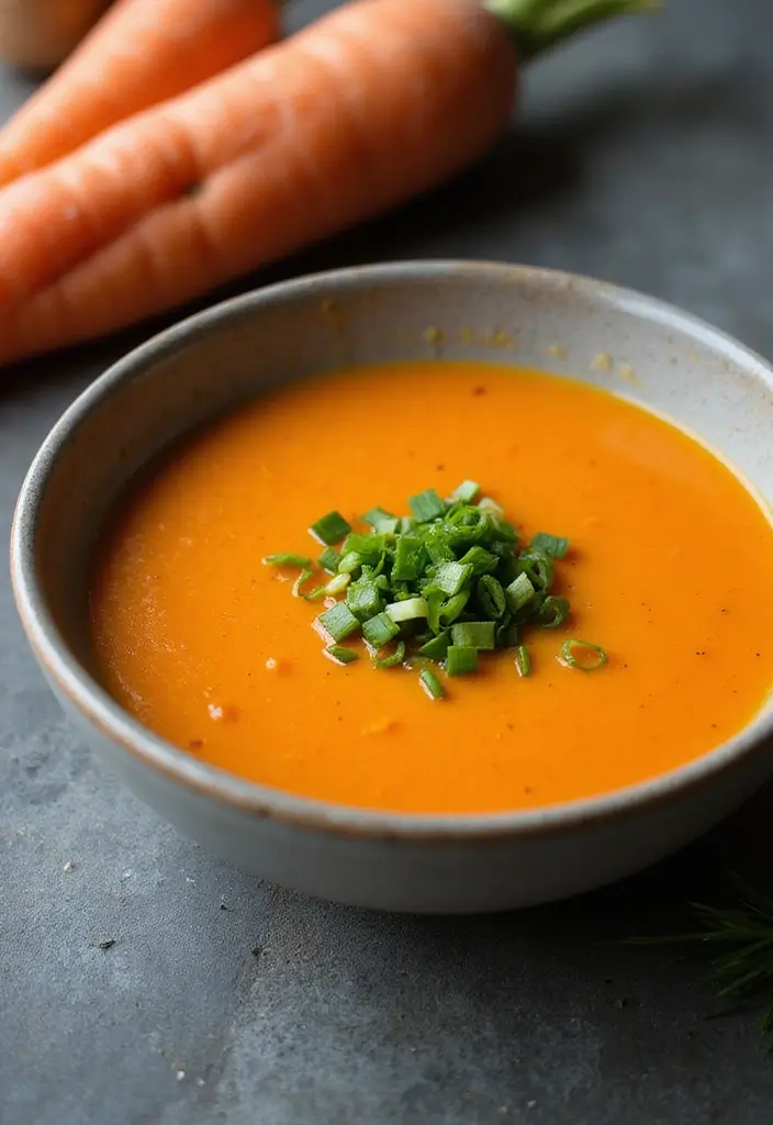 25+ Carrot Soup Recipes That Are Bright and Delicious - 14. Carrot Soup with Miso