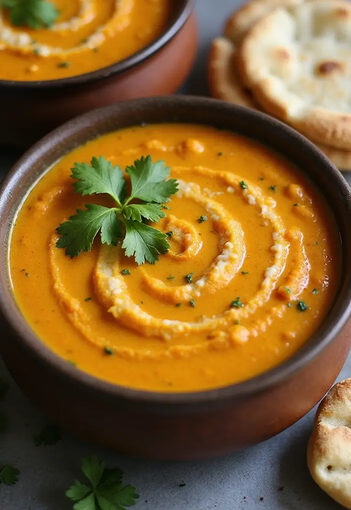 25+ Carrot Soup Recipes That Are Bright and Delicious - 18. Carrot Coconut Curry Soup