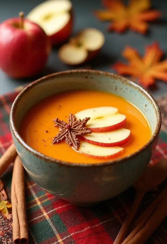 25+ Carrot Soup Recipes That Are Bright and Delicious - 4. Apple Carrot Soup