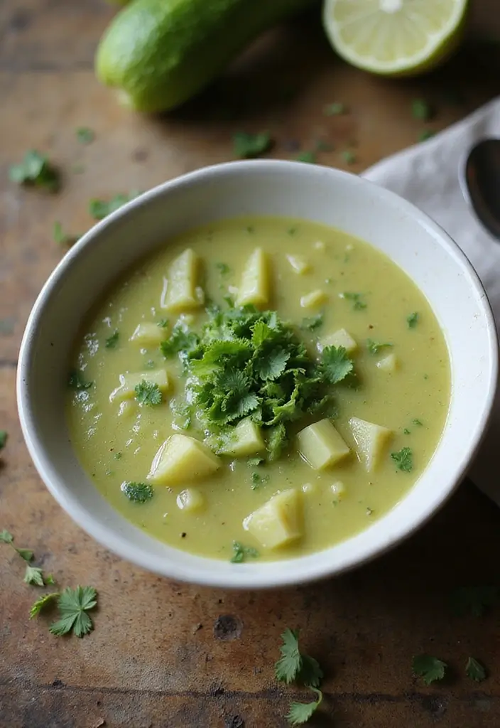 25+ Celery Soup Recipes That Are Light Yet Comforting 145 25+ Celery Soup Recipes That Are Light Yet Comforting - 23. Celery and Broccoli Soup