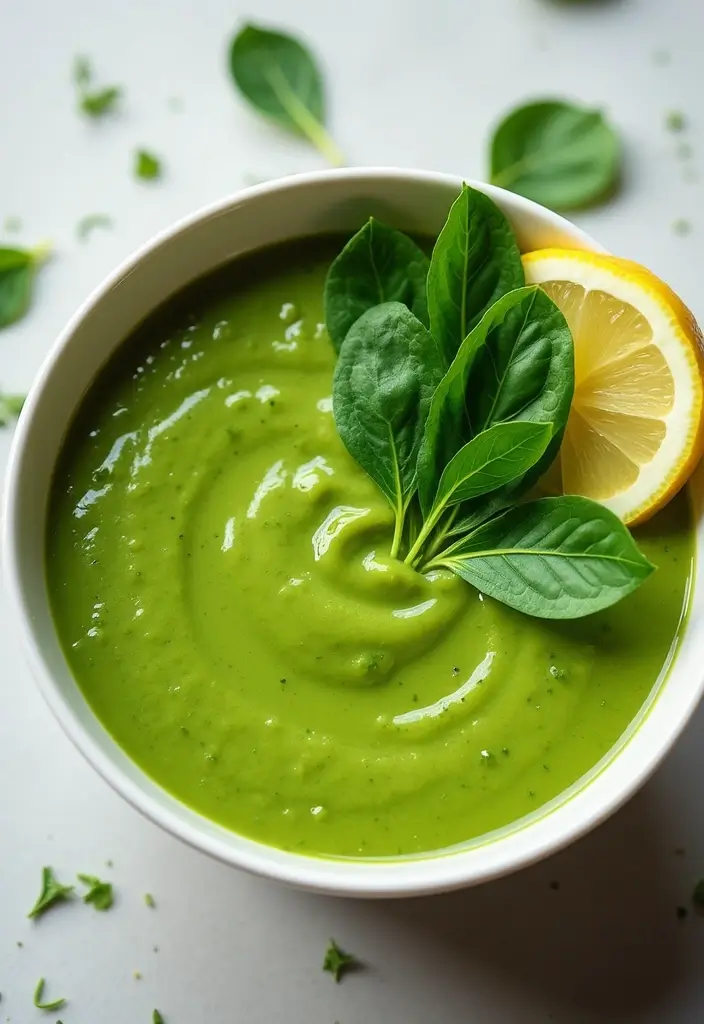 25+ Celery Soup Recipes That Are Light Yet Comforting 13 25+ Celery Soup Recipes That Are Light Yet Comforting - 3. Celery and Spinach Detox Soup