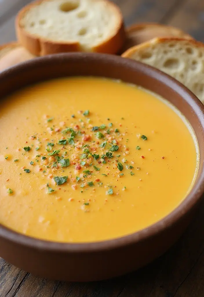 25+ Cheddar Cheese Soup Recipes That Are Rich and Creamy - 1. Classic Cheddar Cheese Soup