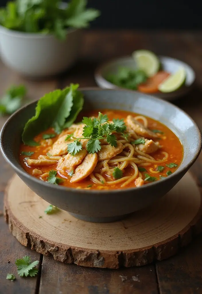 25+ Chicken Noodle Soup Recipes That Warm the Soul - 11. Thai Chicken Noodle Soup