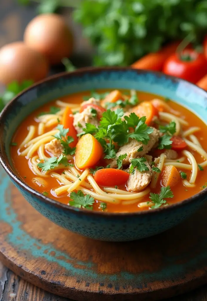 25+ Chicken Noodle Soup Recipes That Warm the Soul - 6. Veggie-Packed Chicken Noodle Soup